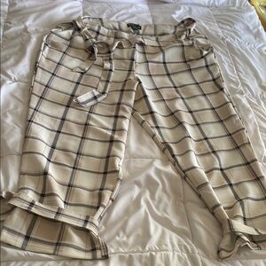 Like an Angel Tan and Black Boot Cut Flare Pants